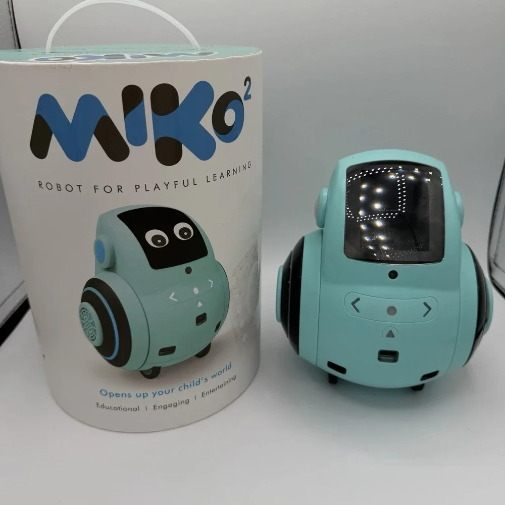 MIKO 2 Blue THE PLAYFUL EDUCATIONAL Engaging ROBOT TOY Open Box